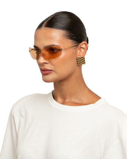 Rox - Orange Sunglasses