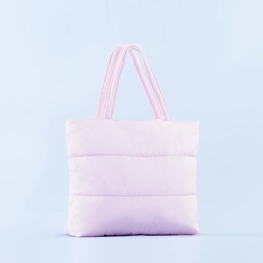 DFYNE Puffer Tote Bag Light Rose Pink