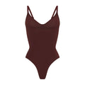 Skims Seamless Sculpt Thong Bodysuit Oxblood