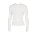 Skims Cotton Jersey Long Sleeve T-Shirt Marble