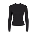 Skims Cotton Jersey Long Sleeve T-Shirt Soot