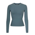 Skims Cotton Jersey Long Sleeve T-Shirt Kyanite