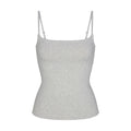 Skims Cotton Jersey Cami Light Heather Grey
