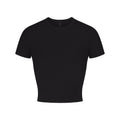 Skims Soft Lounge Cropped T-shirt Onyx
