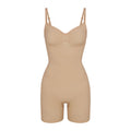Skims Seamless Sculpt Mid Thigh Bodysuit Clay