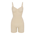 Skims Seamless Sculpt Mid Thigh Bodysuit Sand