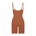 Skims Seamless Sculpt Open Bust Bodysuit Bronze