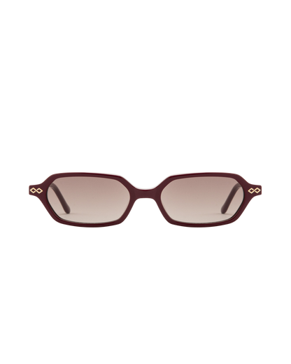 Sara - Burgundy Sunglasses