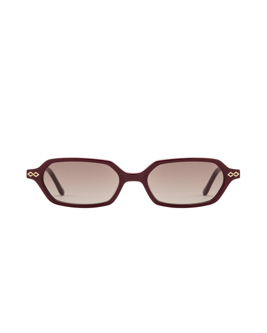 Sara - Burgundy Sunglasses