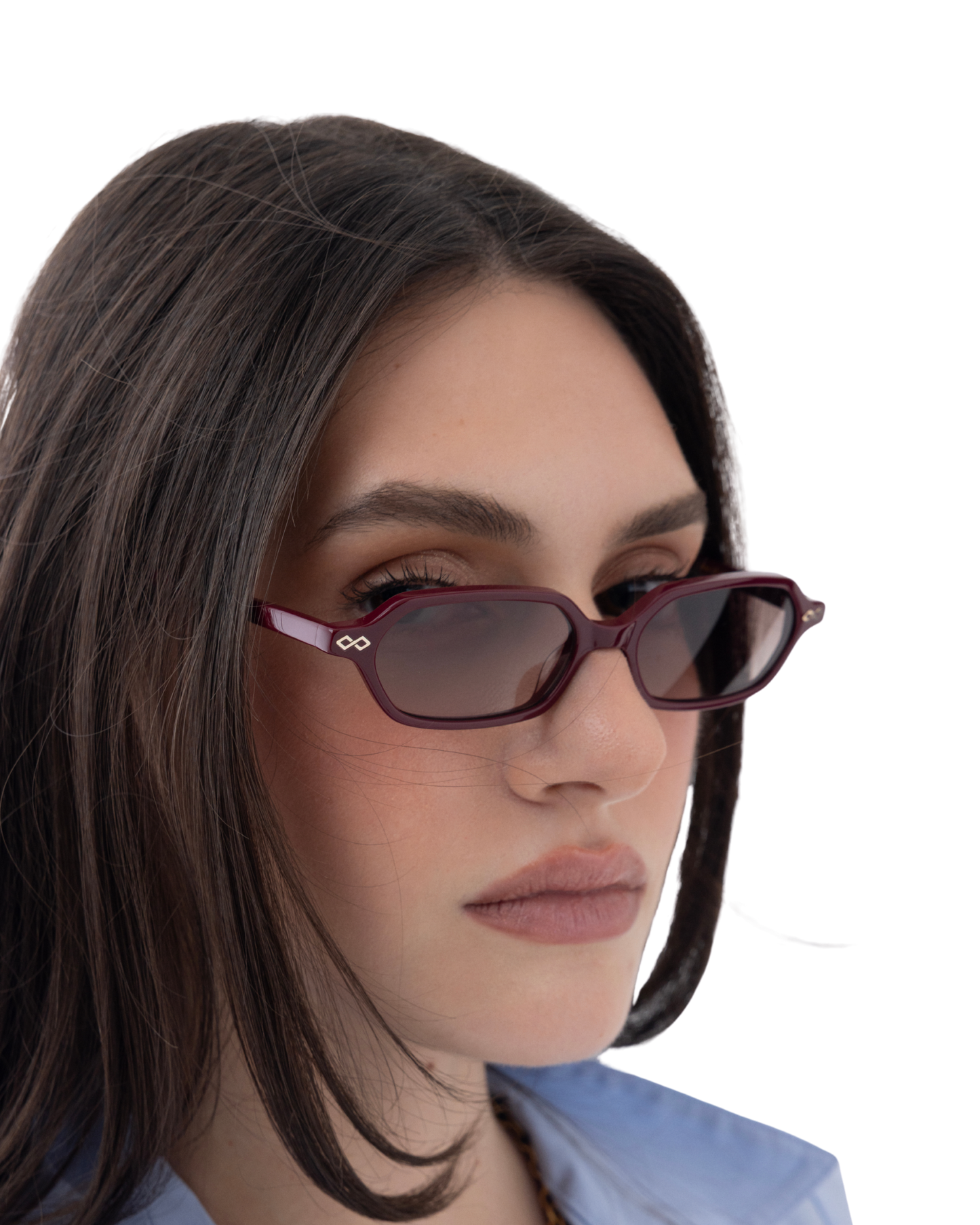 Sara - Burgundy Sunglasses