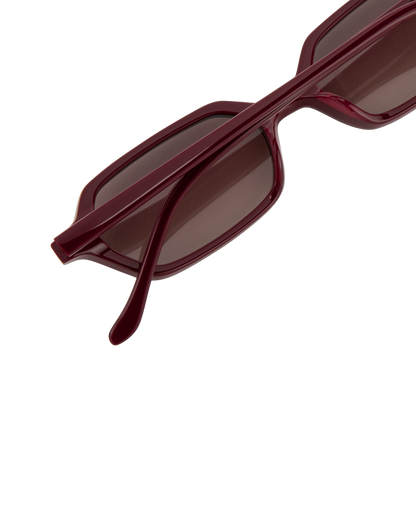 Sara - Burgundy Sunglasses