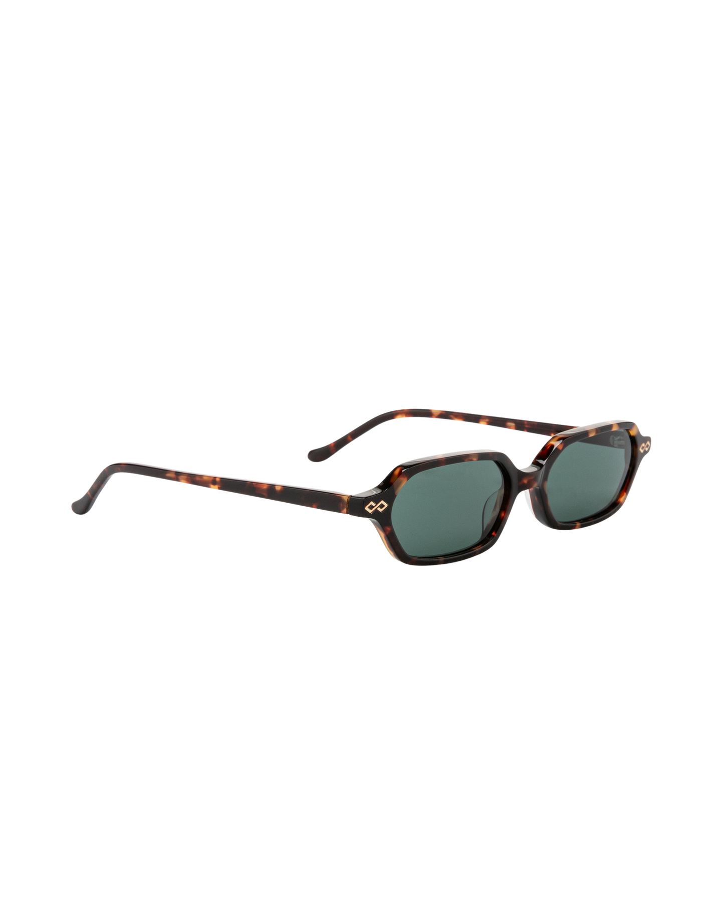 Sara - Green on Tortoise Sunglasses
