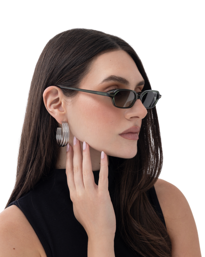 Sara - Olive Sunglasses