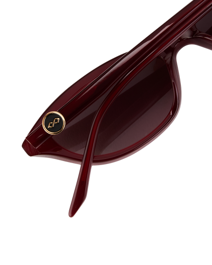 Serene - Burgundy Sunglasses