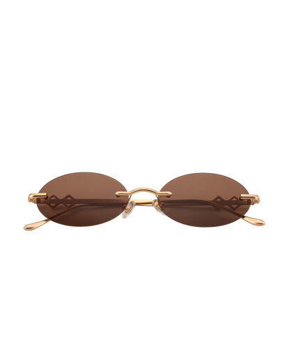 Vicky - Brown Sunglasses