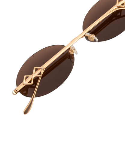 Vicky - Brown Sunglasses