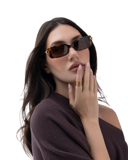 Zina - Tortoise Sunglasses