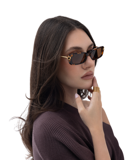 Zina - Tortoise Sunglasses