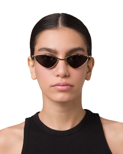 Zoe - Gold Sunglasses