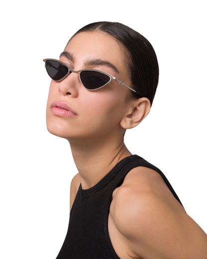 Zoe - Silver Sunglasses