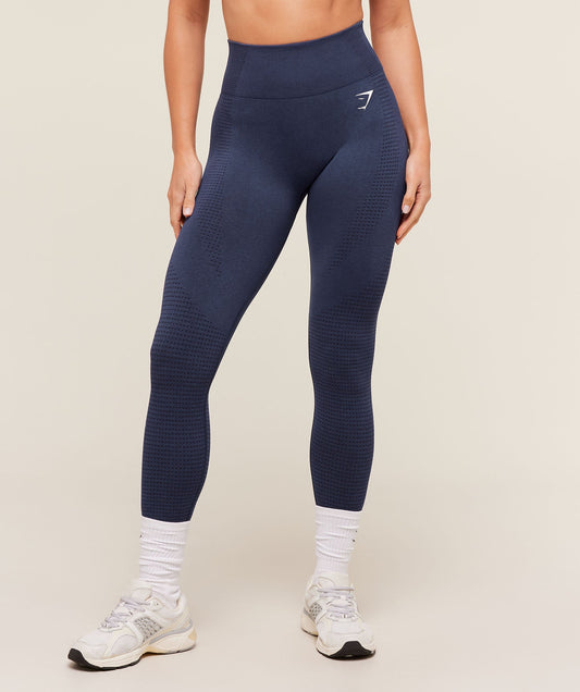 Gymshark Vital Seamless 2.0 Leggings - Heavy Blue Marl
